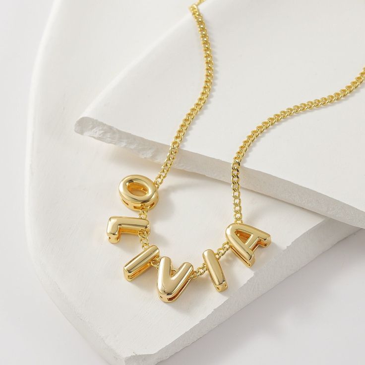 Kismet & Co™ Name Bubble Necklace