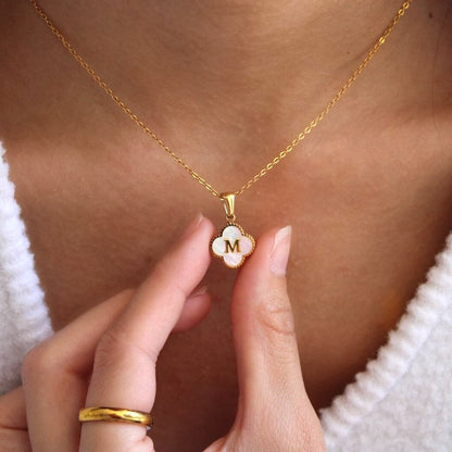 Kismet & Co™ Clover Initial Necklace