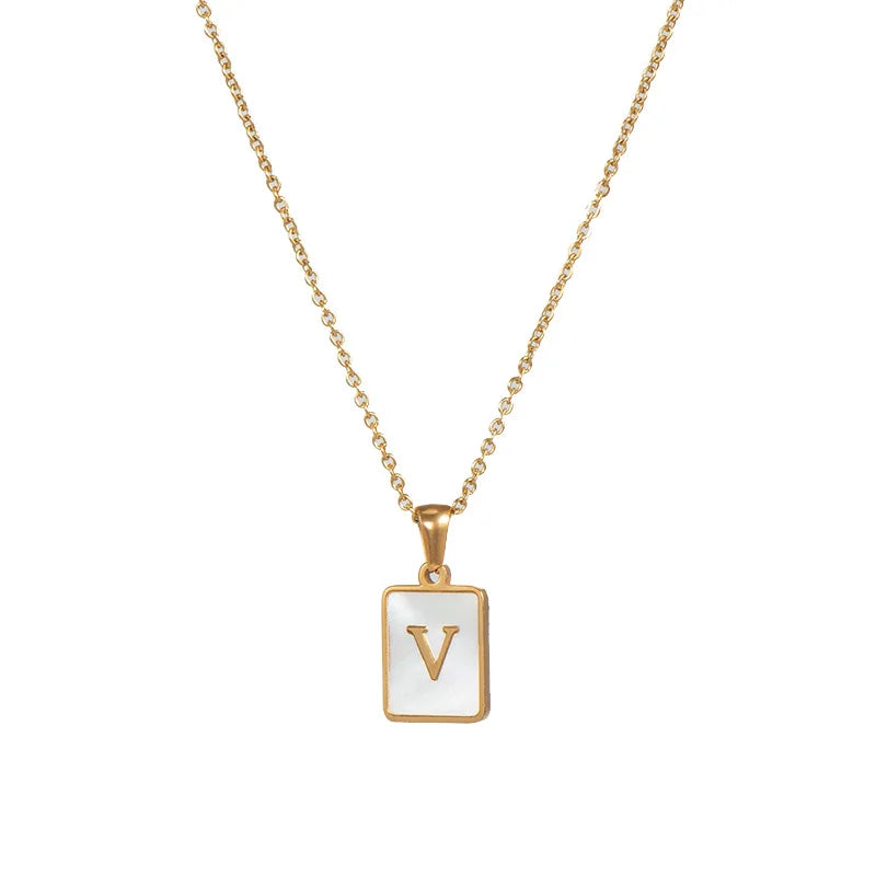 Kismet & Co™ Tablet Initial Necklace