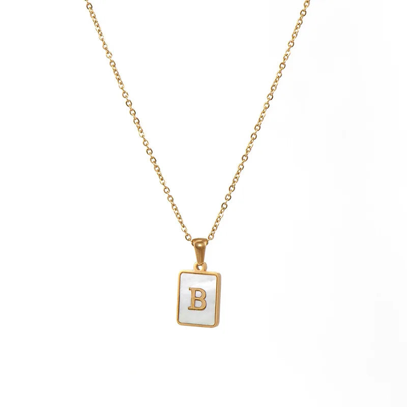 Kismet & Co™ Tablet Initial Necklace