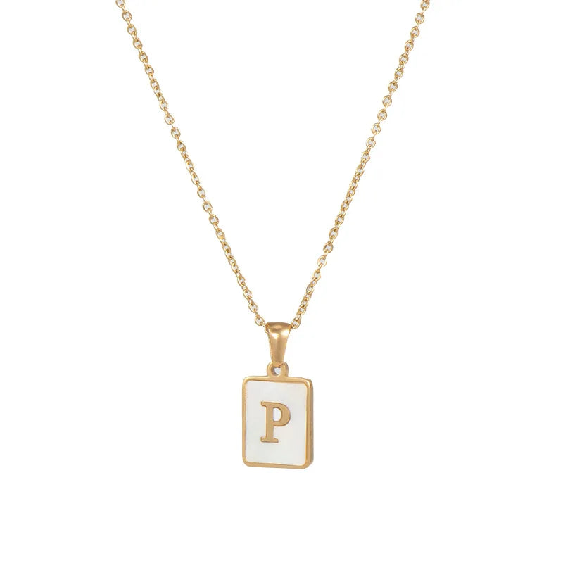 Kismet & Co™ Tablet Initial Necklace