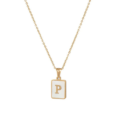 Kismet & Co™ Tablet Initial Necklace