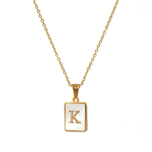 Kismet & Co™ Tablet Initial Necklace