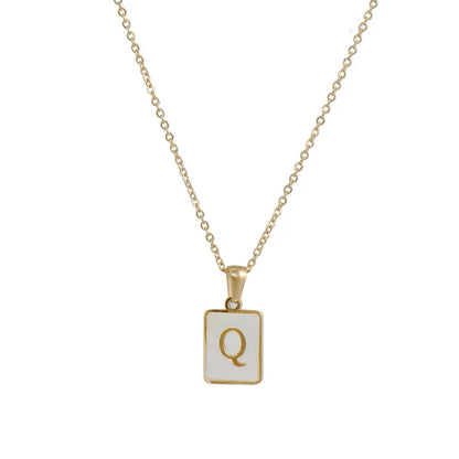 Kismet & Co™ Tablet Initial Necklace