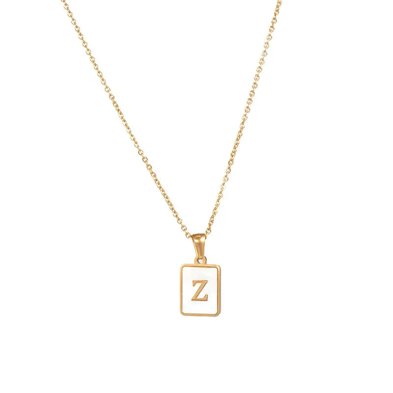 Kismet & Co™ Tablet Initial Necklace