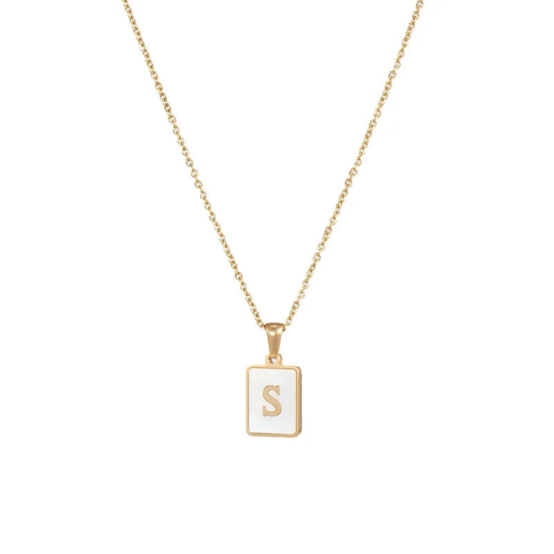 Kismet & Co™ Tablet Initial Necklace