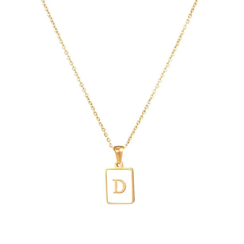 Kismet & Co™ Tablet Initial Necklace