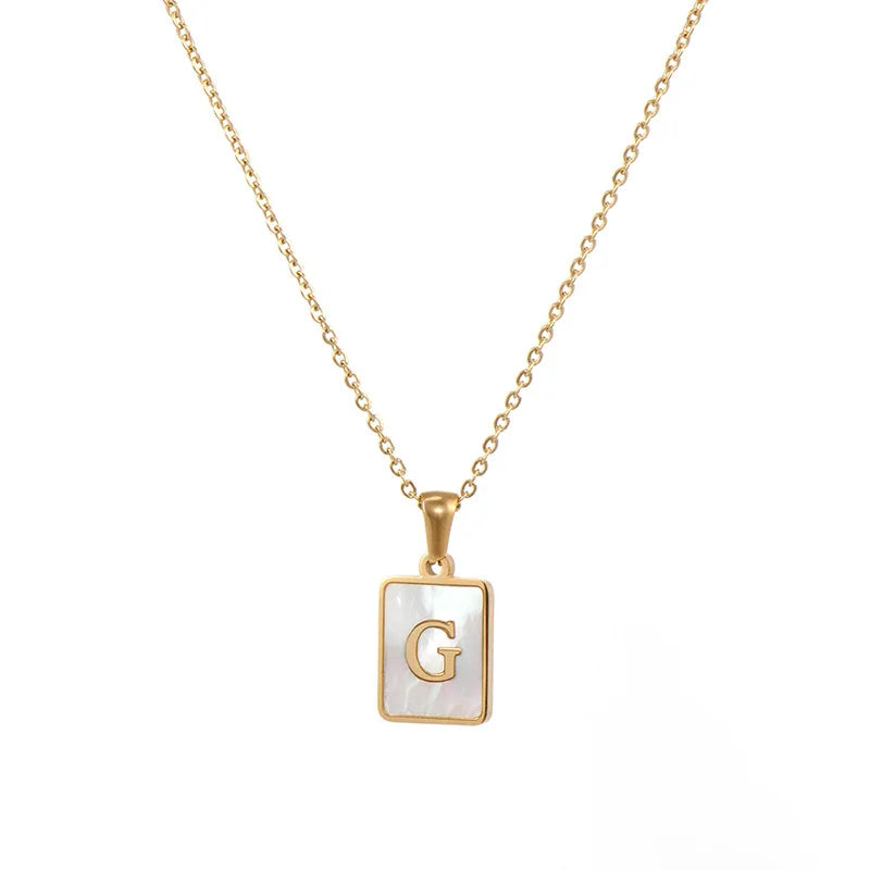 Kismet & Co™ Tablet Initial Necklace