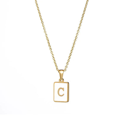 Kismet & Co™ Tablet Initial Necklace