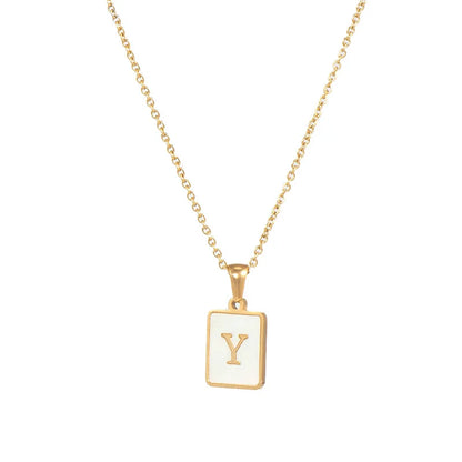 Kismet & Co™ Tablet Initial Necklace