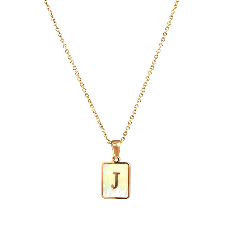 Kismet & Co™ Tablet Initial Necklace