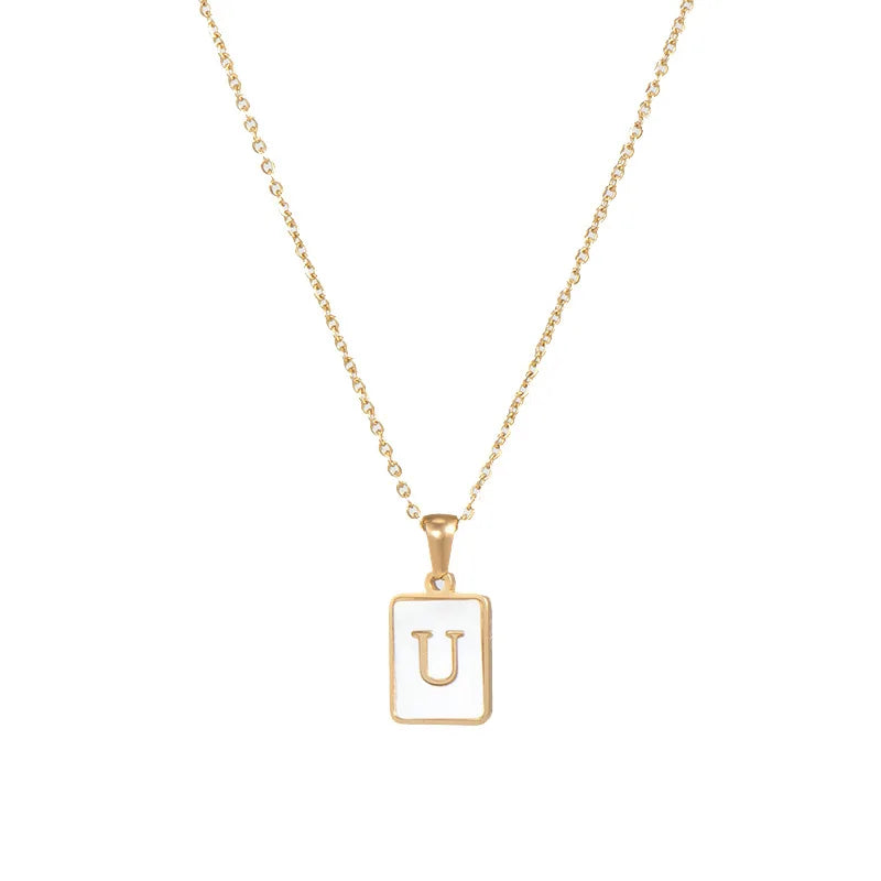 Kismet & Co™ Tablet Initial Necklace