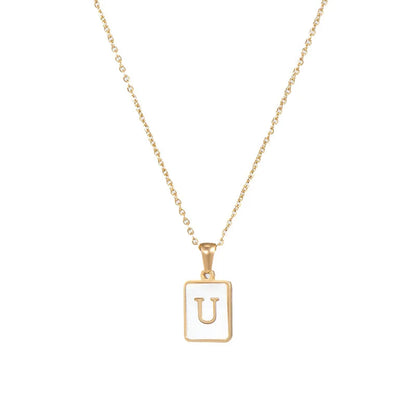 Kismet & Co™ Tablet Initial Necklace