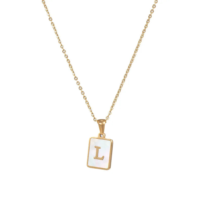 Kismet & Co™ Tablet Initial Necklace