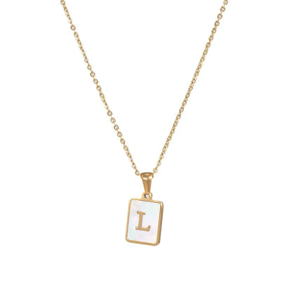 Kismet & Co™ Tablet Initial Necklace