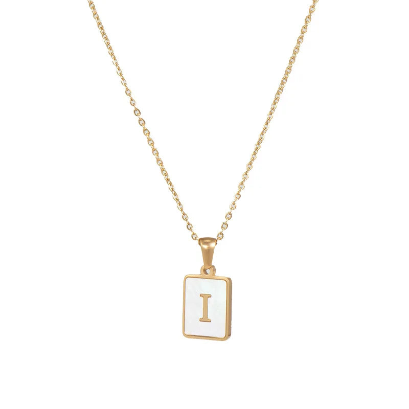 Kismet & Co™ Tablet Initial Necklace