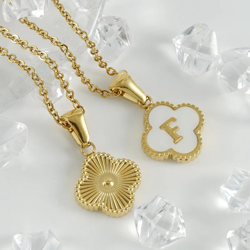 Kismet & Co™ Clover Initial Necklace