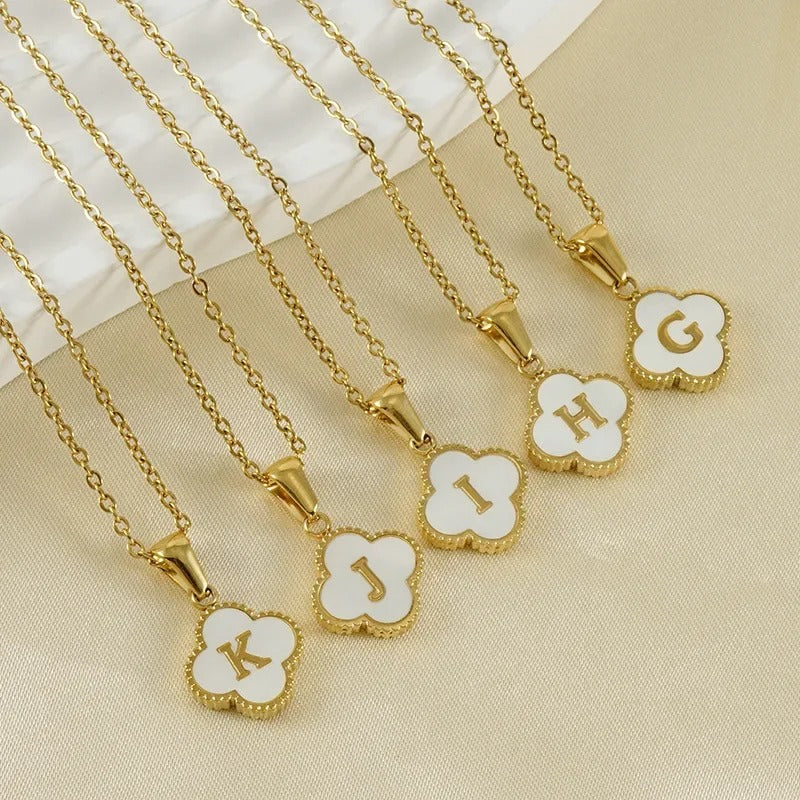 Kismet & Co™ Clover Initial Necklace